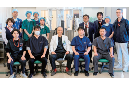 低侵襲ロボット手術センター開設並びに千葉県内の大学病院として<br>初めて医療ロボット2台体制開始