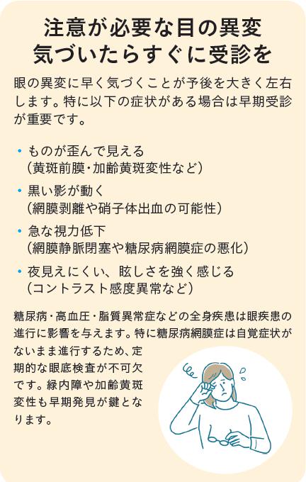 注意が必要な症状