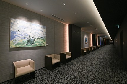 八重洲健診ステーションの廊下